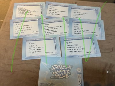 Stray Kids 2026韓國年曆 訊息卡 明信片