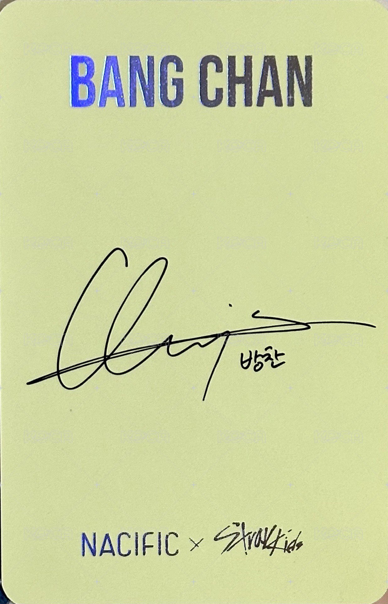 NACIFIC 2.0 代言卡  背面