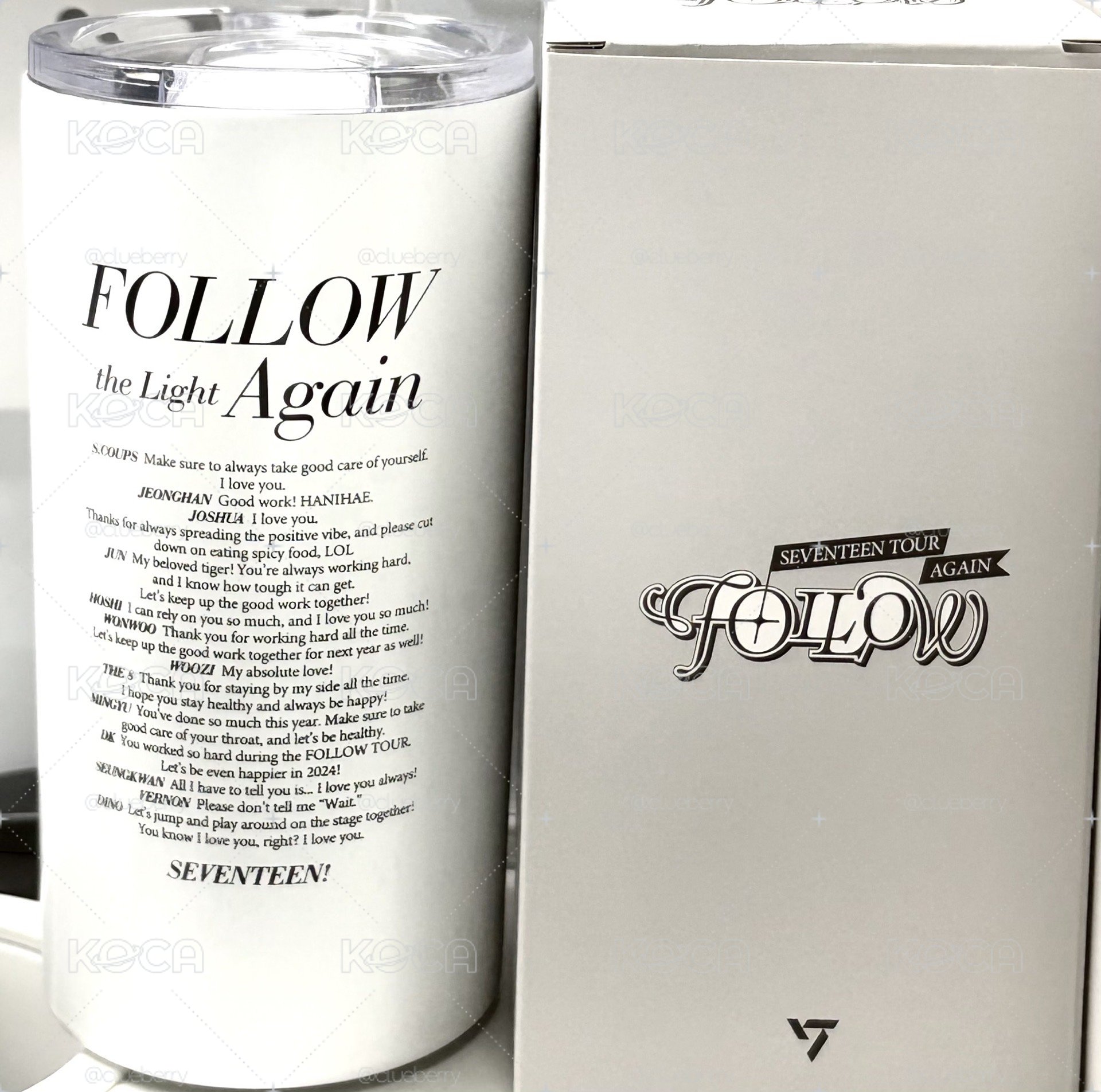 FOLLOW AGAIN 場周 水杯 SEVENTEEN 