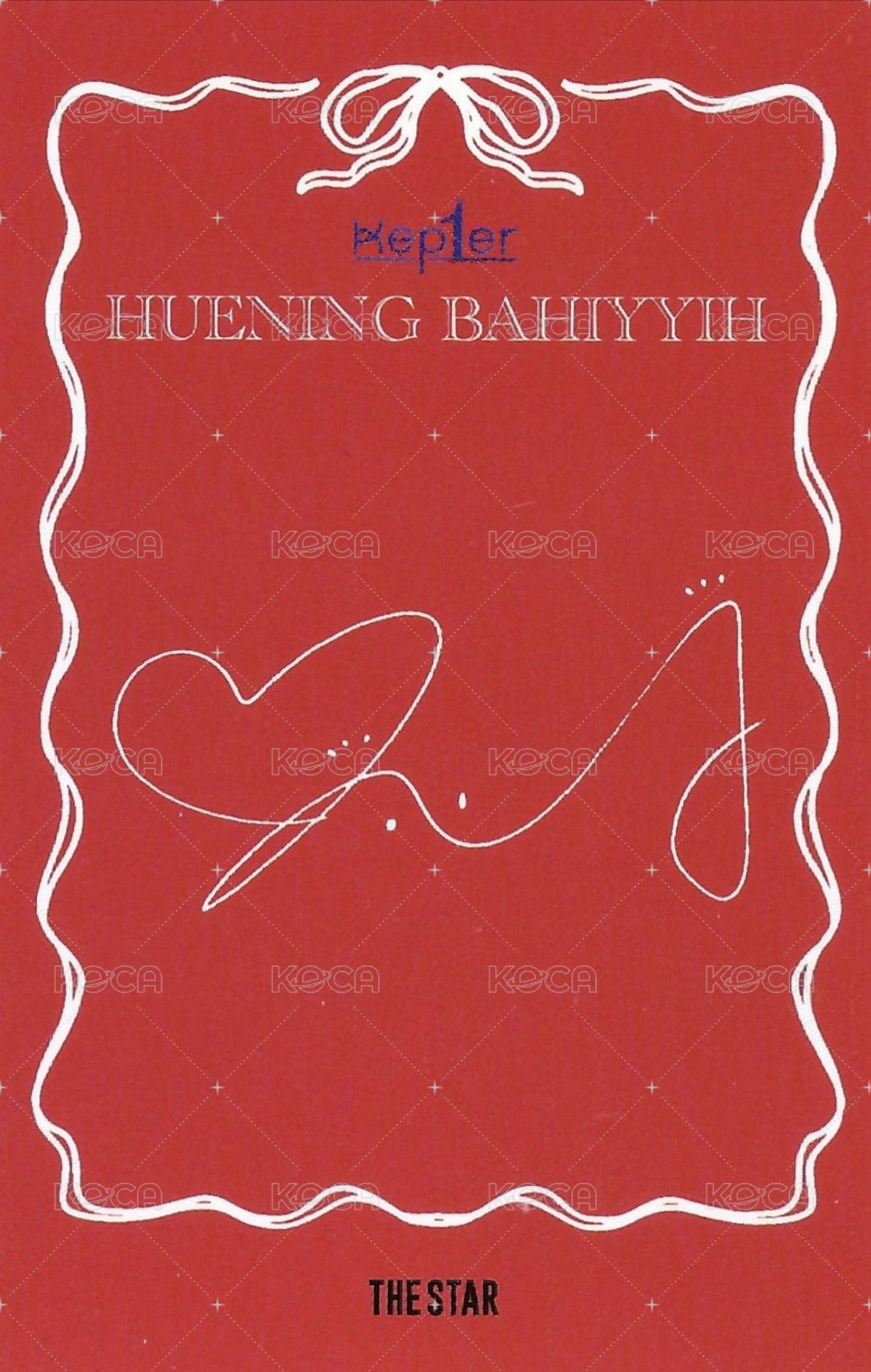 The Star 5.0 雜誌卡  背面