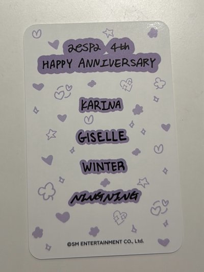 四週年團體幸運符