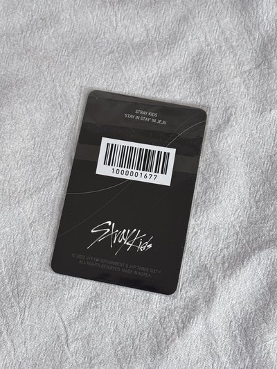 ［Stray Kids]🩵寅 Stay in STAY 濟州島 特典卡