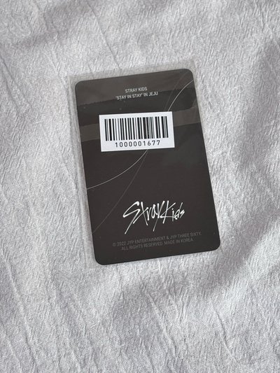 ［Stray Kids] 辰 Stay in STAY jyp 特典卡 預售禮