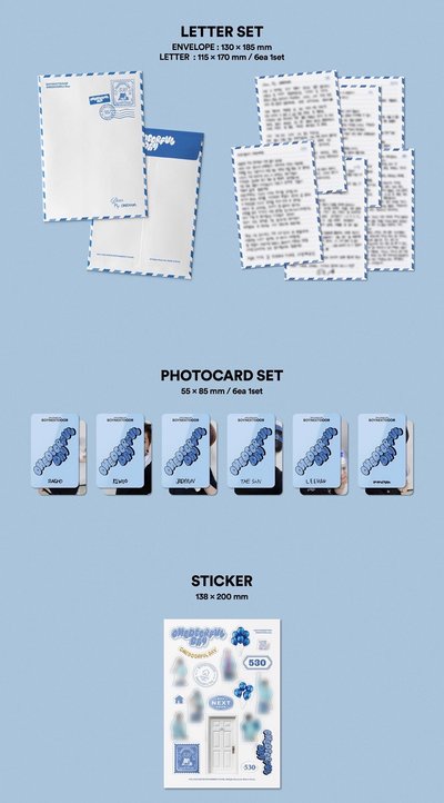 Boynextdoor Onedoorful day Kit 含wvs特典