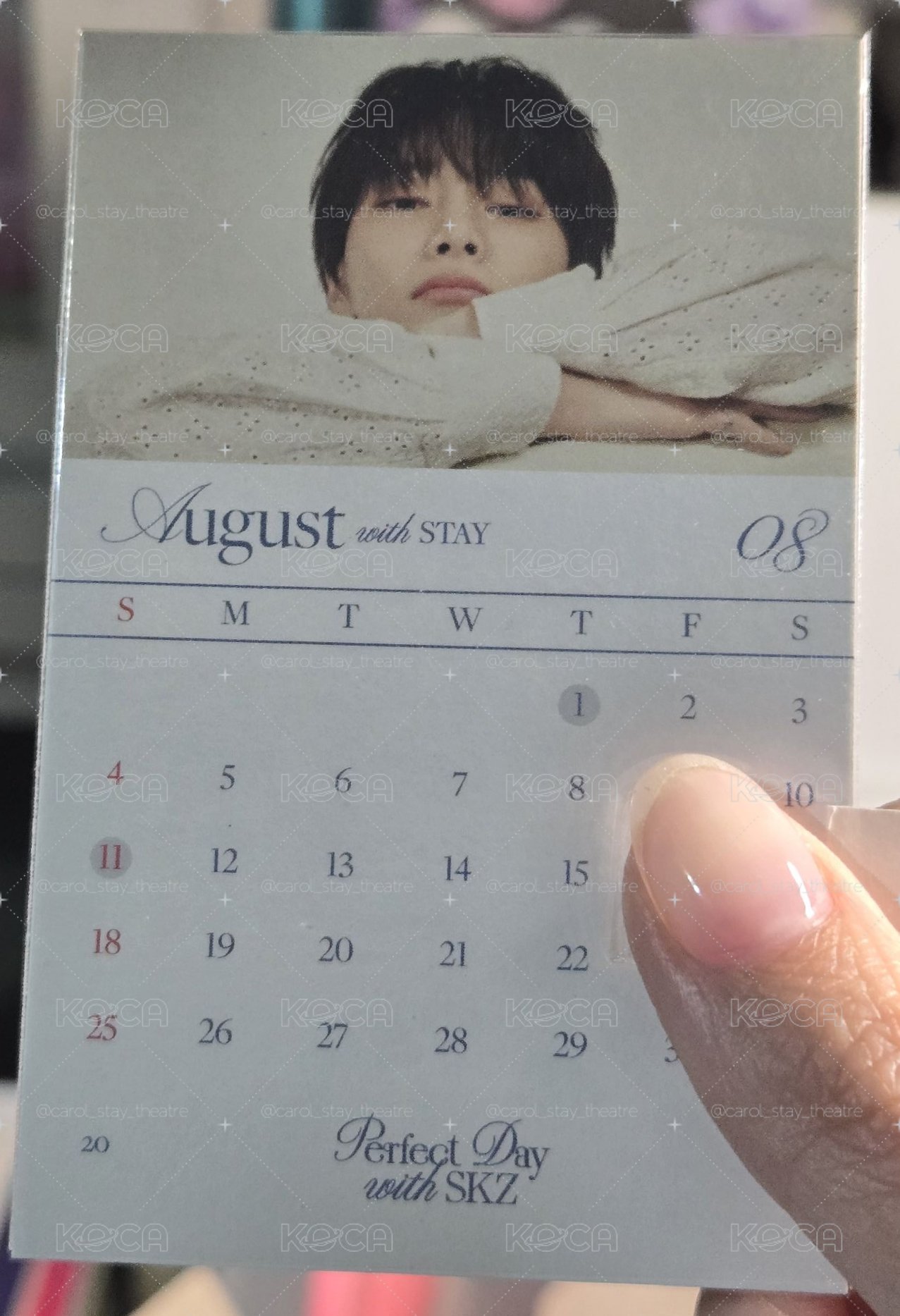 SKZ 2024年曆卡寅
