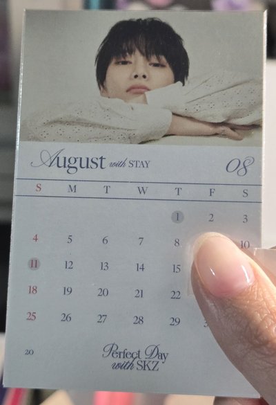 SKZ 2024年曆卡寅