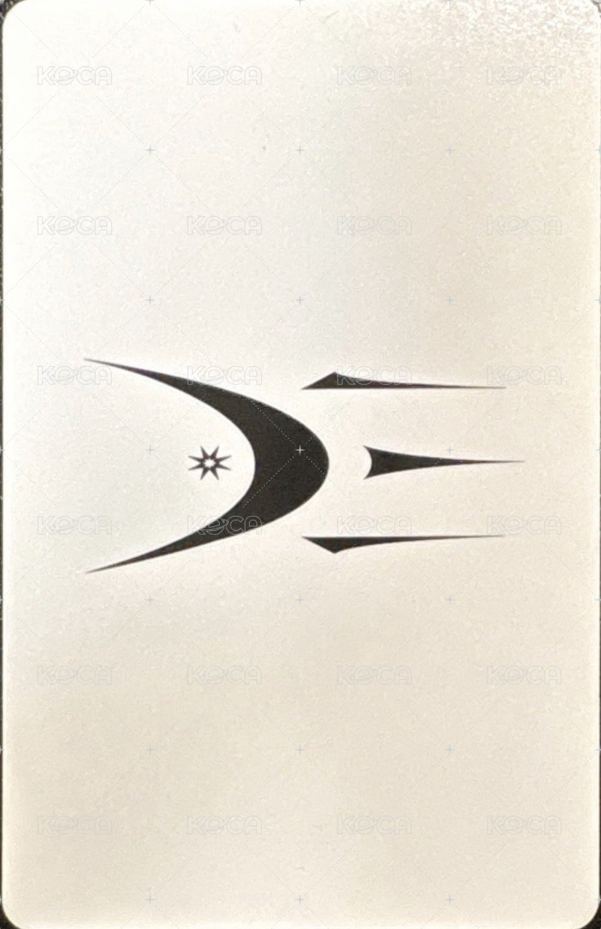 迷五 mk 幸運卡  背面