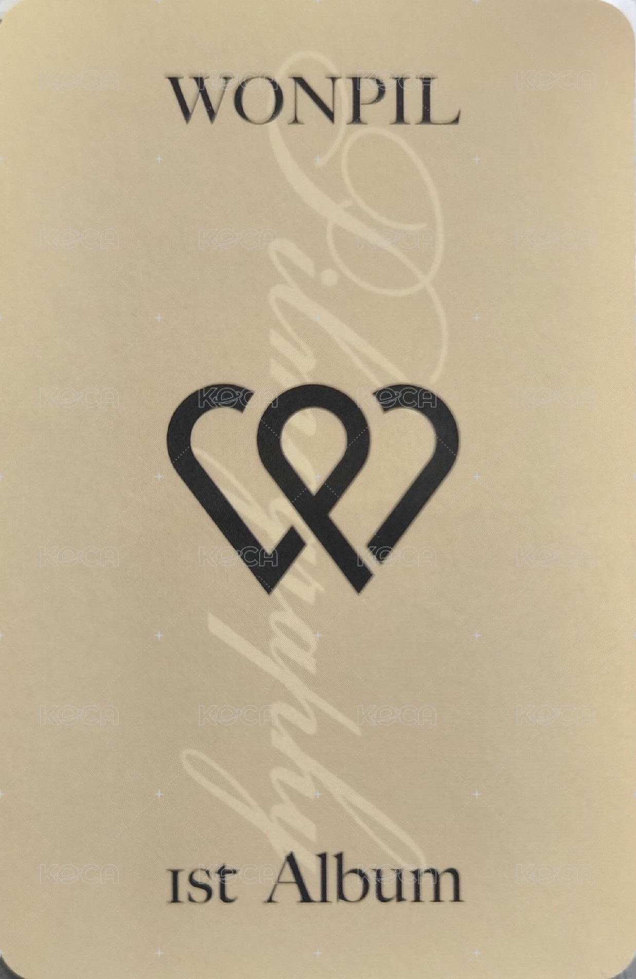 Pilmography 專輯卡  背面