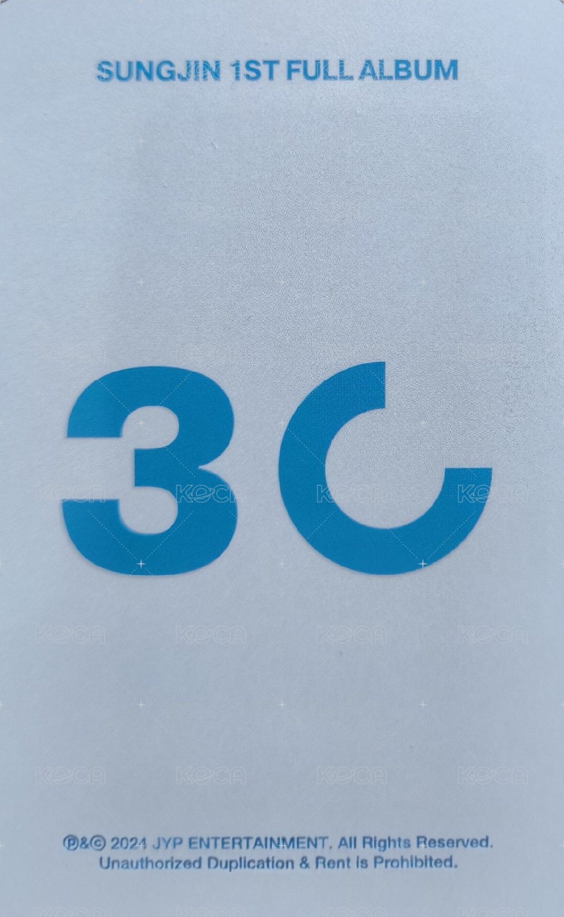 30 sw 特典卡  背面