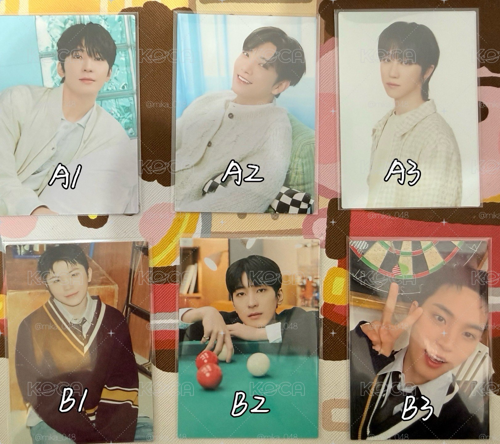 SVT 圓 勳 奎 八 日卡售