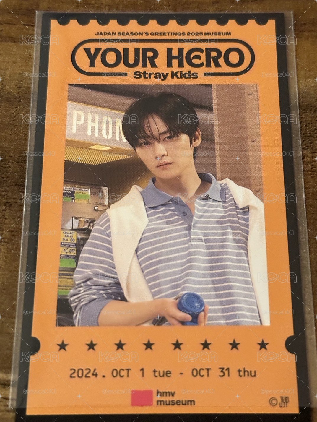 Stray Kids 李旻浩 LeeKnow 2025日本YOUR HERO快閃 入場卡 / 場限卡 
