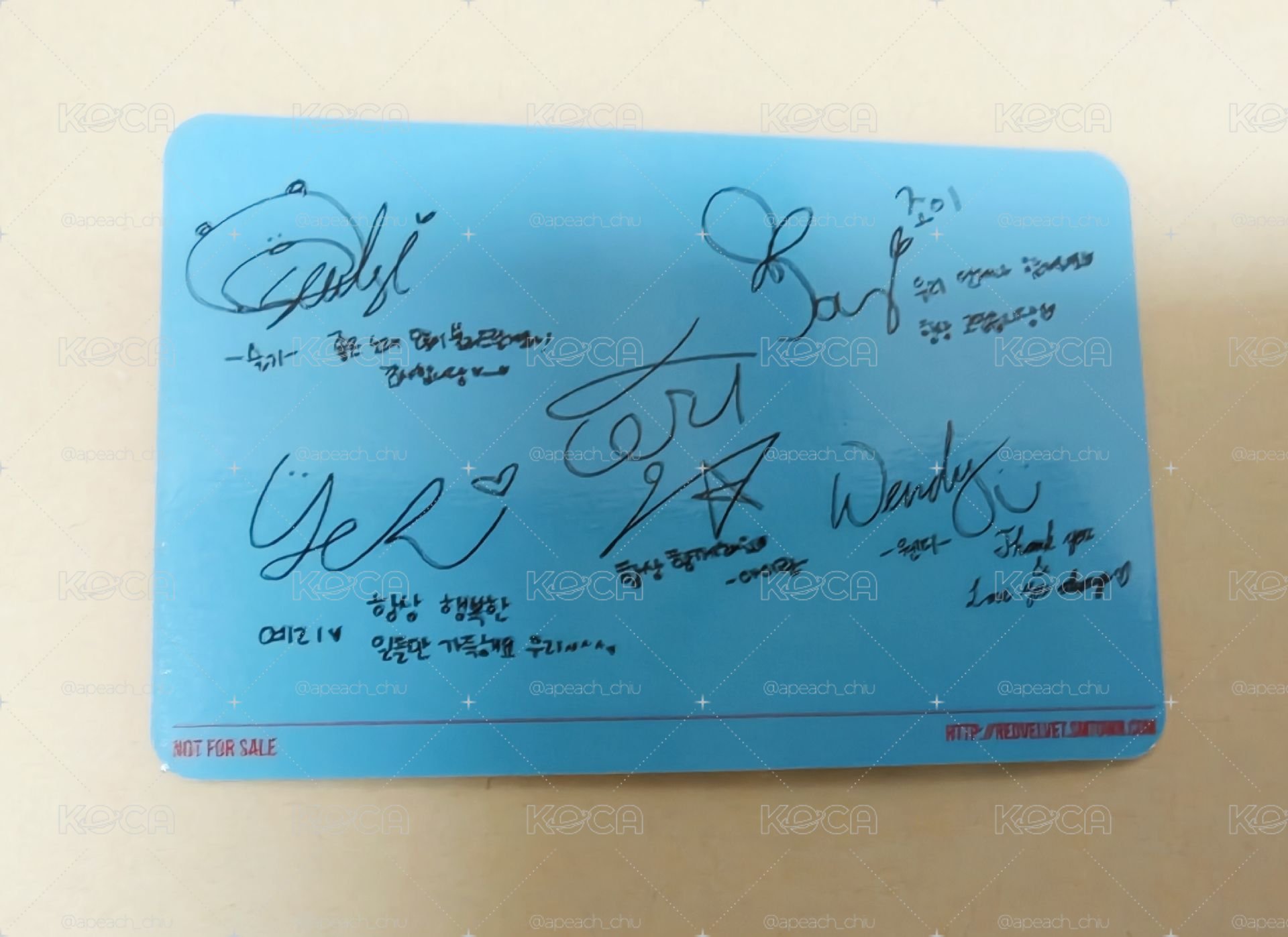 Red velvet Dumb Dumb專卡