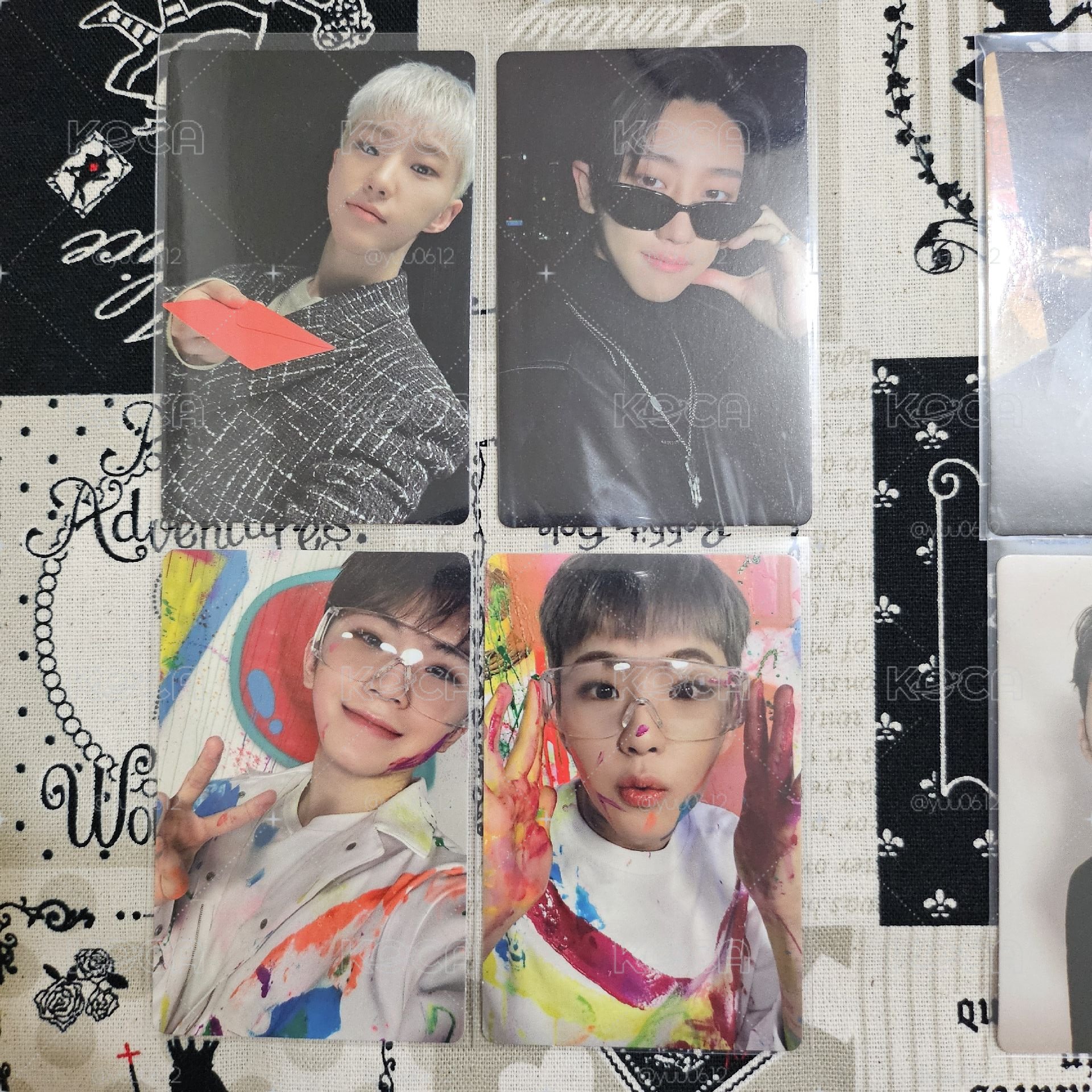 [不拆]HOSHI、WOOZI、THE8正四克拉盤小卡
