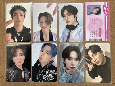 ATEEZ minirecord 特典卡 星化 弘中 呂尚 旼琦 友榮 鍾浩