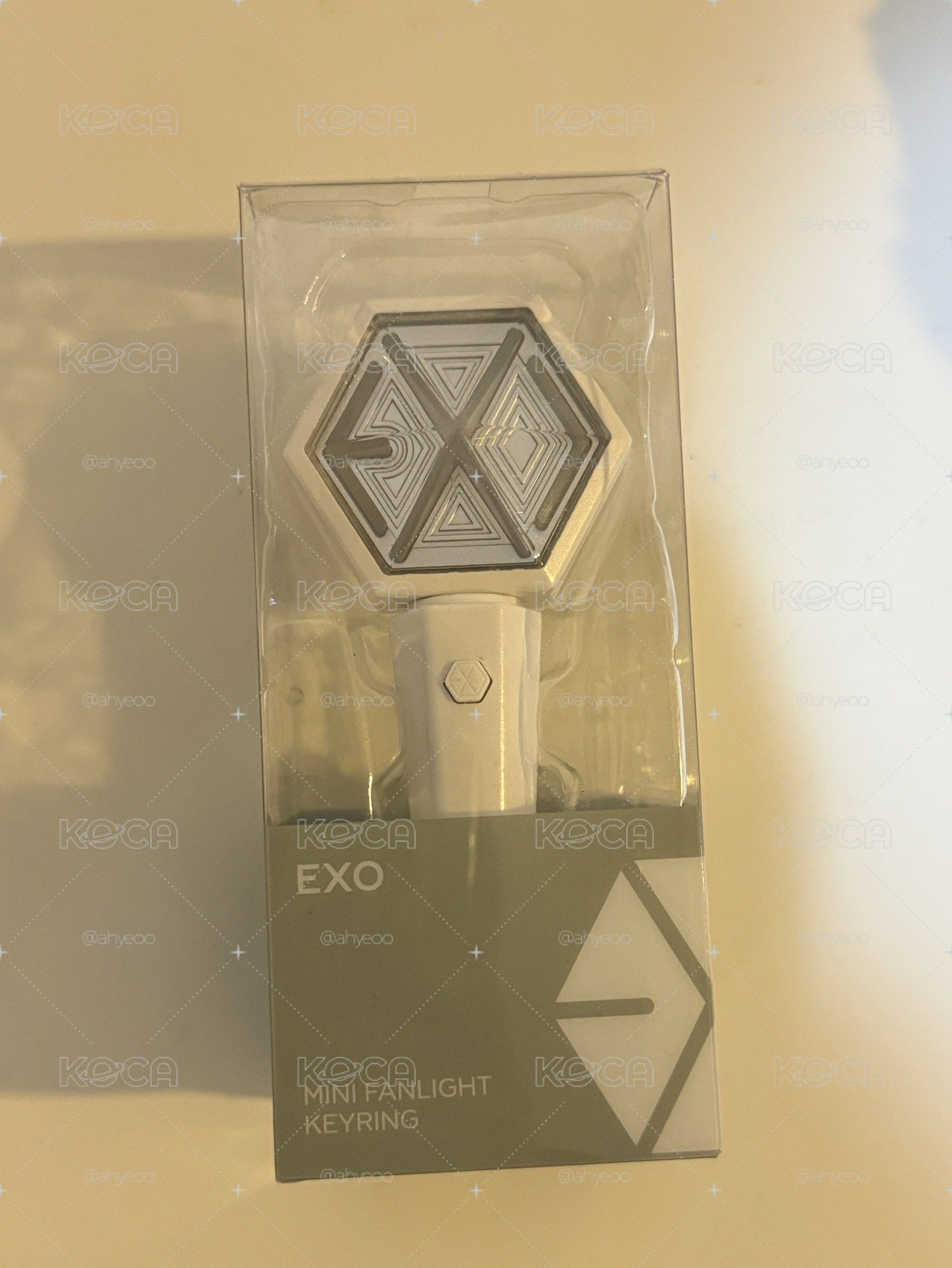 EXO官方迷你手燈鑰匙圈