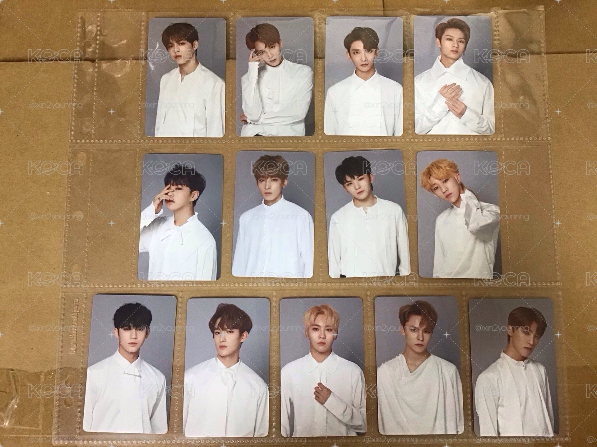 SEVENTEEN 2018克拉島鐵盒小卡 套卡