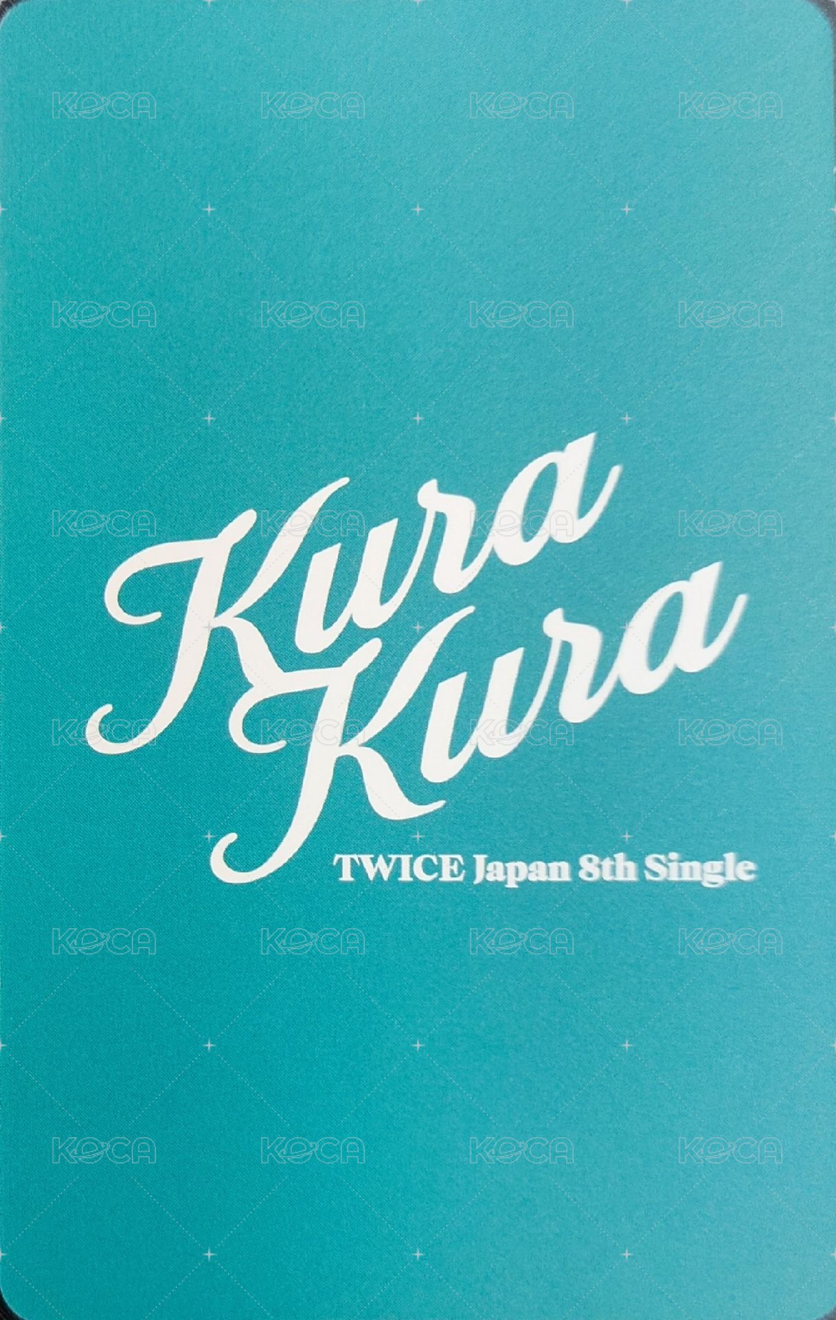 KURA KURA 周邊卡 日本小卡組 背面