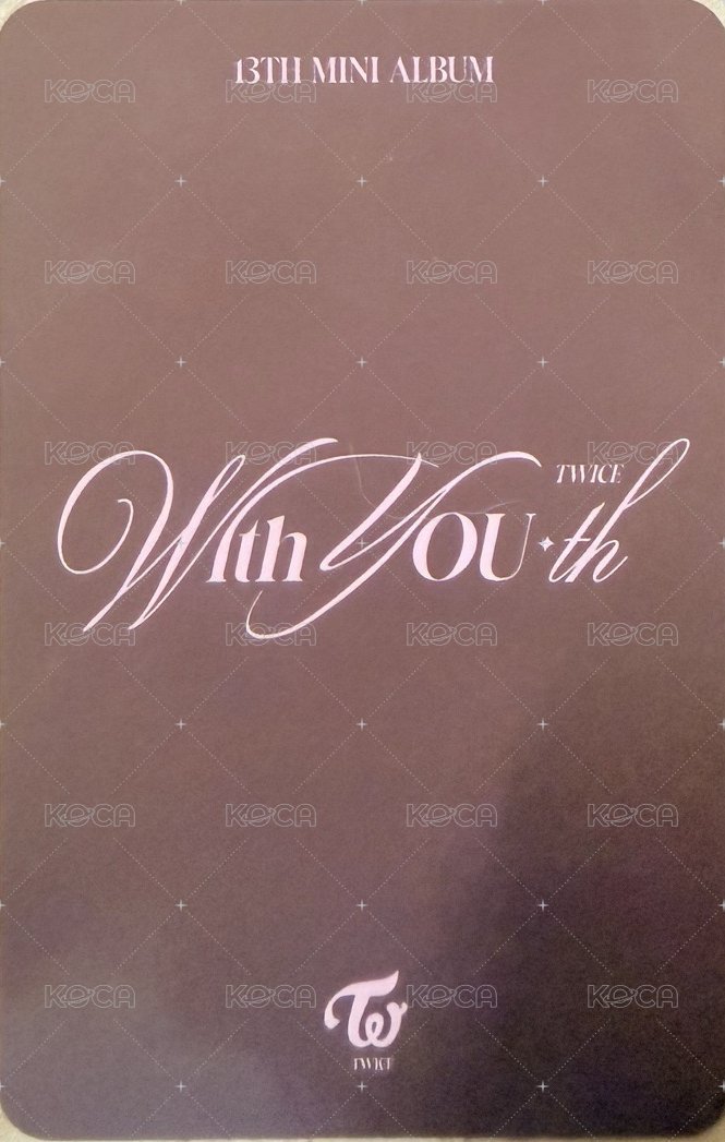 迷13 專輯卡  背面