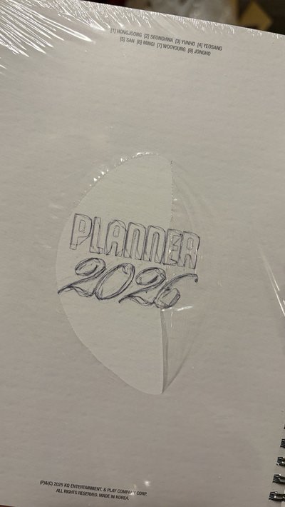 ATEEZ 2026年曆 小卡 手帳