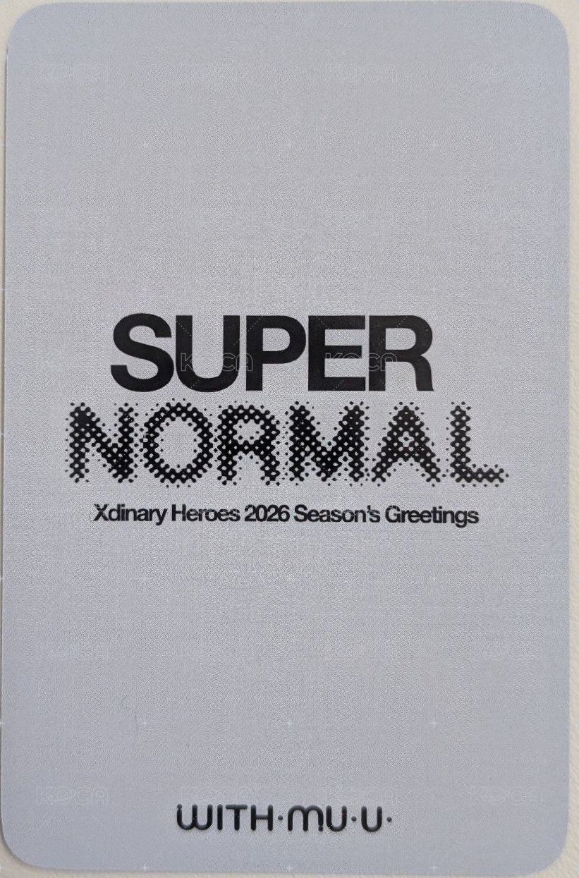 2026 年曆 wm 特典卡 虎掌 背面