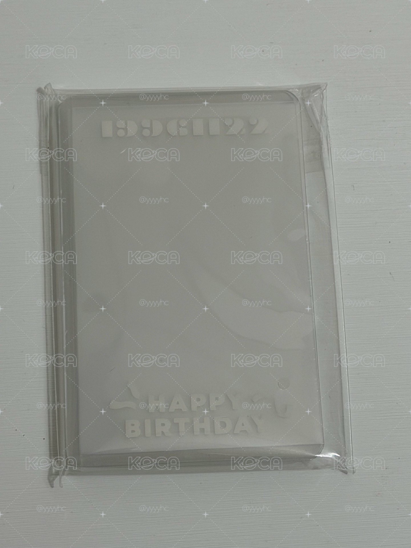 勳 woozi 生日卡套