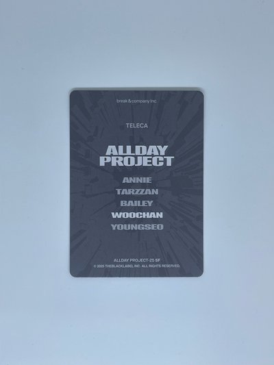 TELECA LIMITED EDITION ALLDAYPROJECT   Selfie 自拍卡