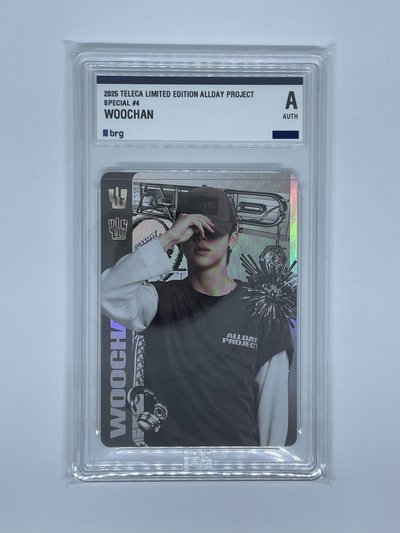 TELECA LIMITED EDITION ALLDAYPROJECT 鑑定卡 Woochan  Special特別卡