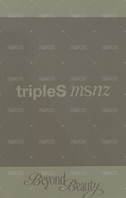 msnz<Beyond Beauty> am 線下 簽售卡  背面