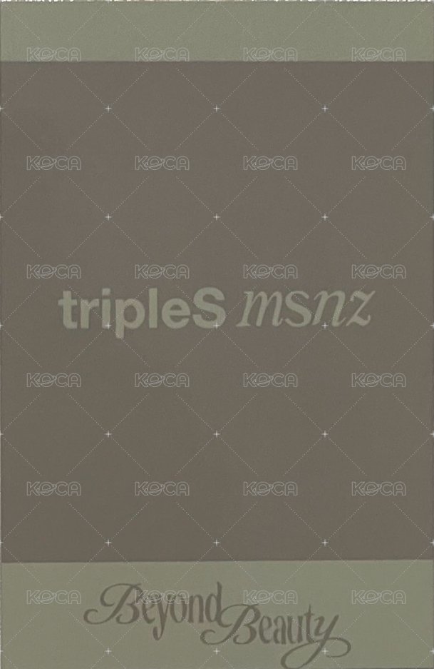 msnz<Beyond Beauty> am 線下 簽售卡  背面