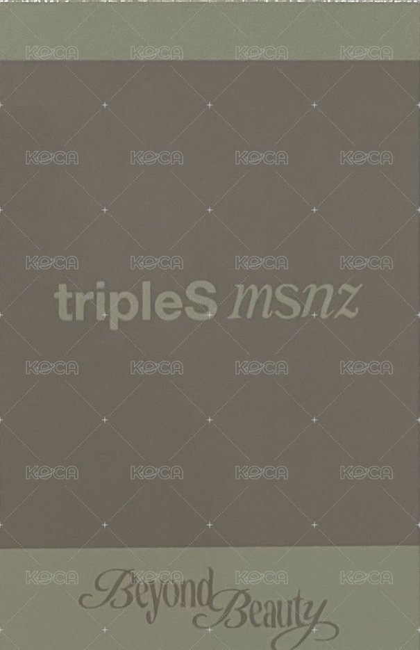 msnz<Beyond Beauty> am 線下 簽售卡  背面