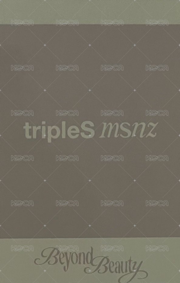 msnz<Beyond Beauty> am 線下 簽售卡  背面