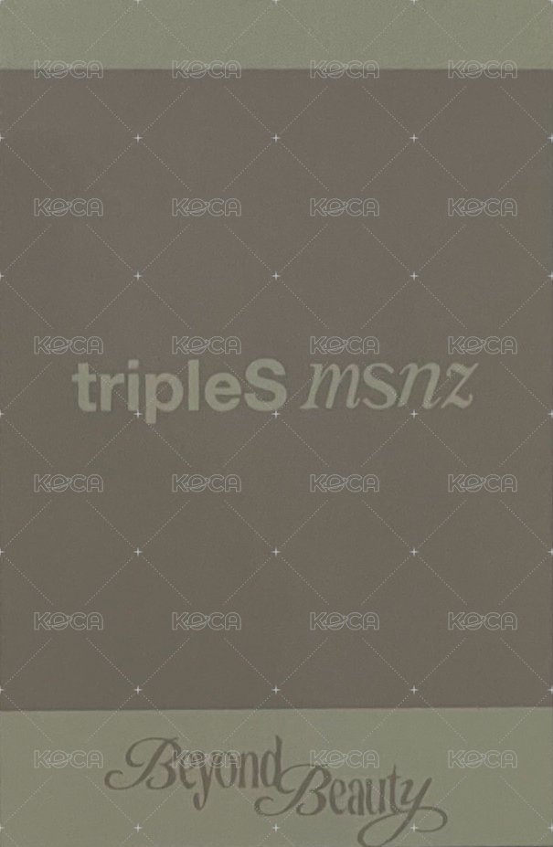 msnz<Beyond Beauty> am 線下 簽售卡  背面