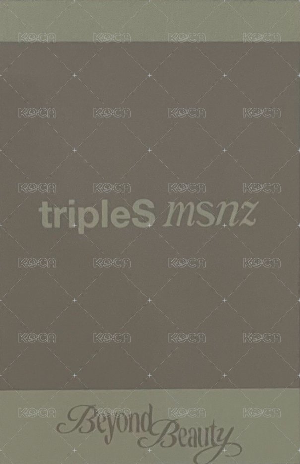 msnz<Beyond Beauty> am 線下 簽售卡  背面