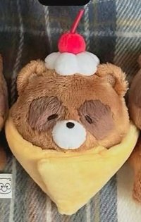 吊娃 可麗餅浣熊