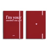 rosie 筆記本 酒紅色