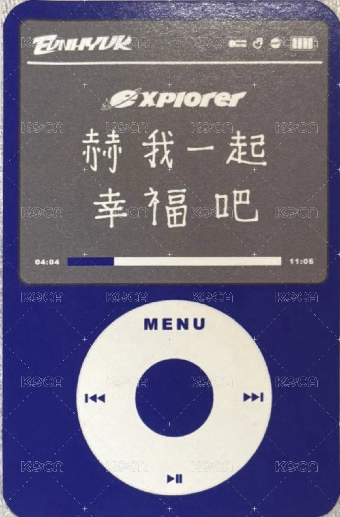 EXPLORER   台北 簽售卡  背面