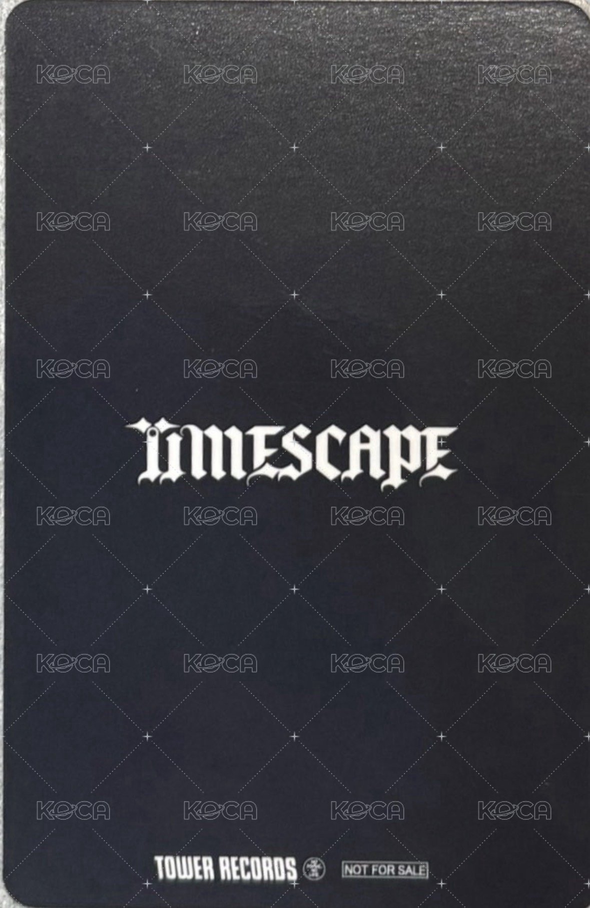 2025 SOLO 巡演   特典卡  背面