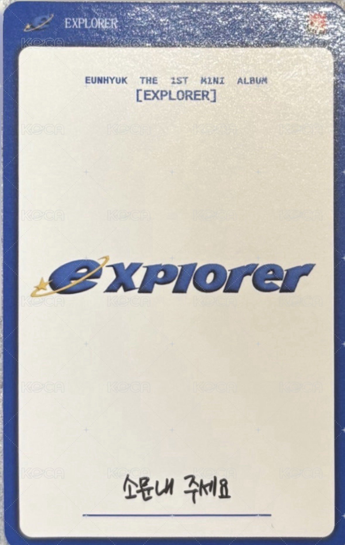 EXPLORER_POP UP STORE   幸運卡  背面