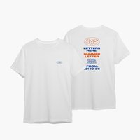 Summer Letter T恤 White