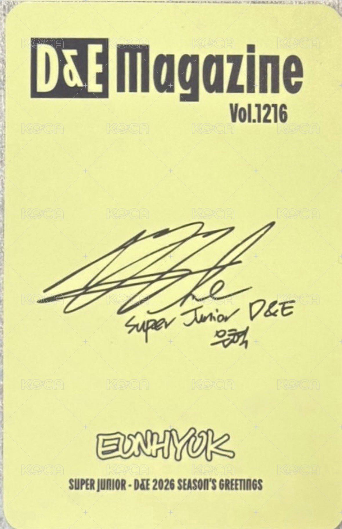 26 年曆 年曆卡  背面