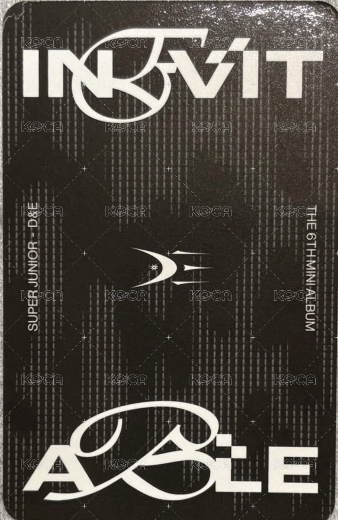 迷你6輯 綠專 B.ver 專輯卡  背面