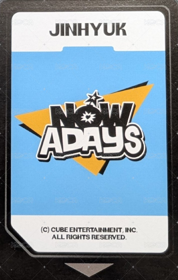 NOWADAYS 專輯卡  背面