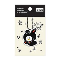 鑰匙圈吊飾  BT21 BLACK RABBIT TATA吊飾