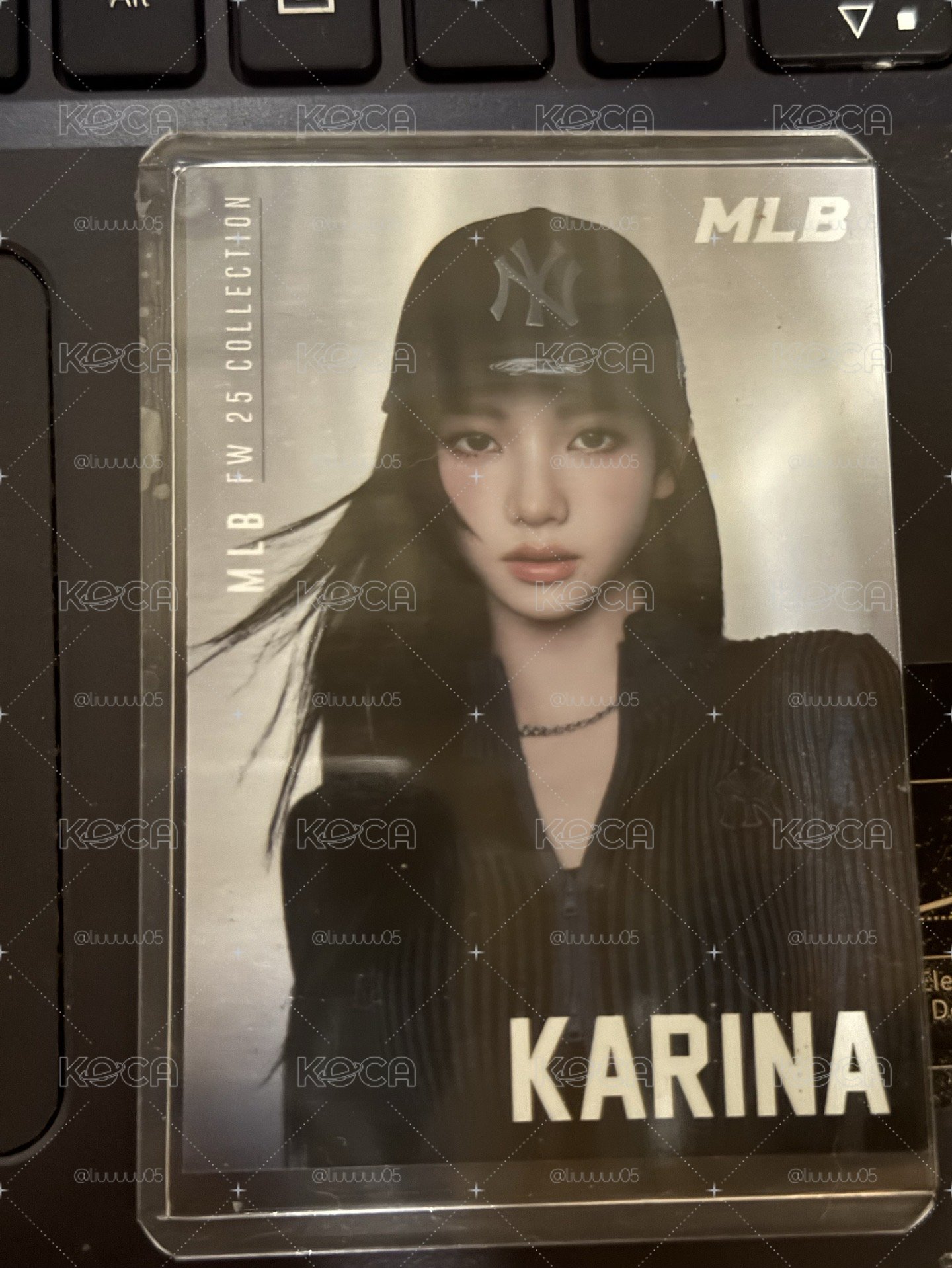 Karina MLB代言卡