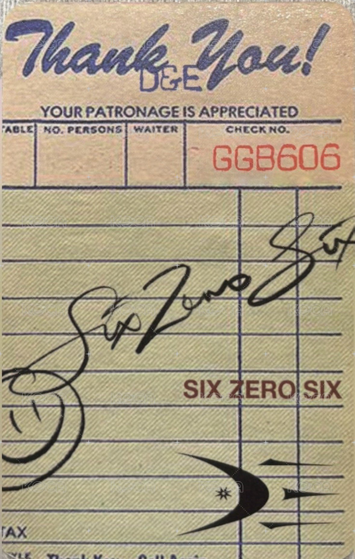 迷五 專輯卡  背面