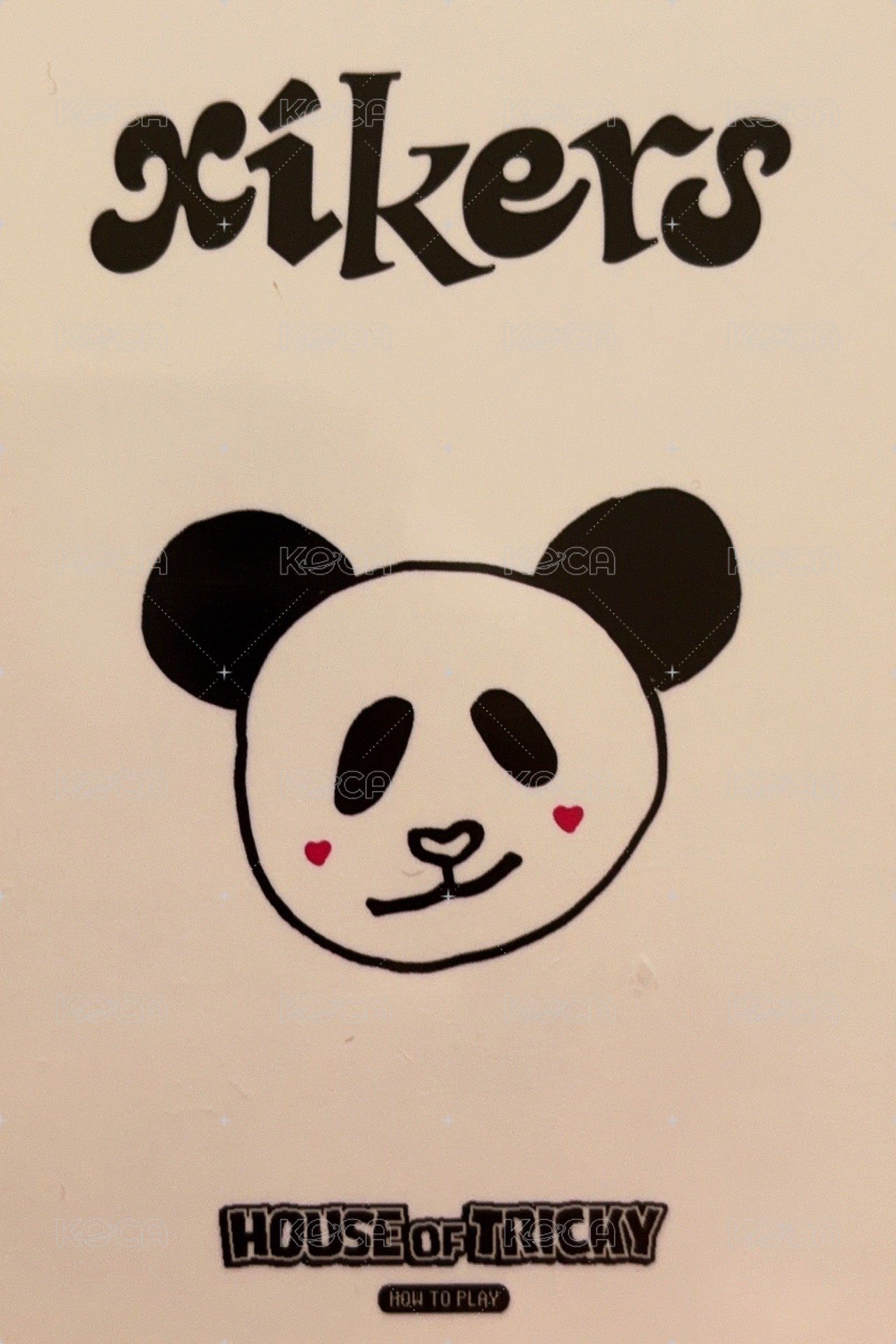 迷二 yzy 簽售卡  背面