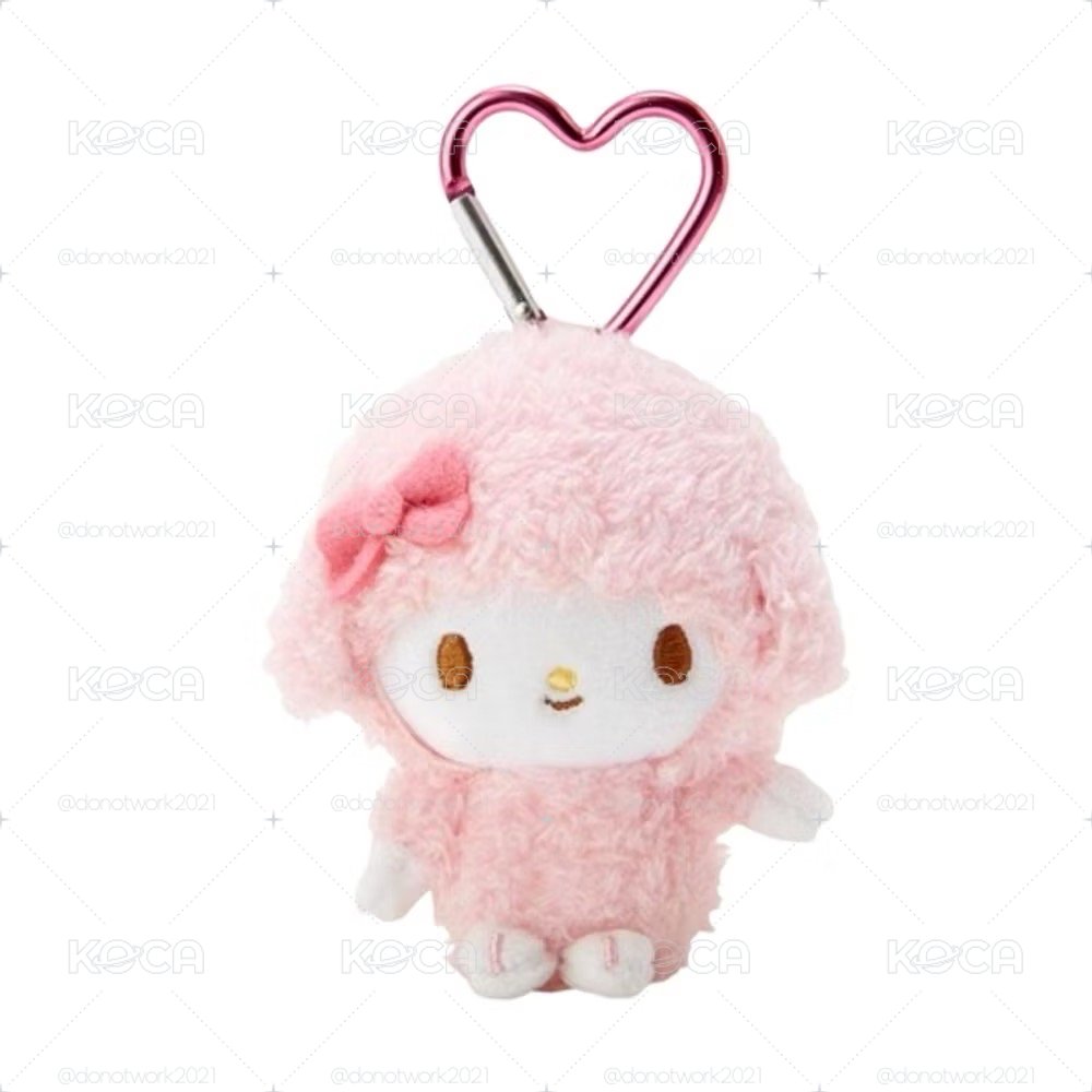 三麗鷗 愛心扣環吊飾 Kitty 凱蒂貓 庫洛米 美樂蒂 大耳狗 人魚漢頓 彼安諾