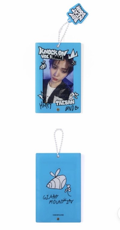［全新］boynextdoor 泰山 Knock On 巡迴 卡套 (組) FINAL場周 Taesan