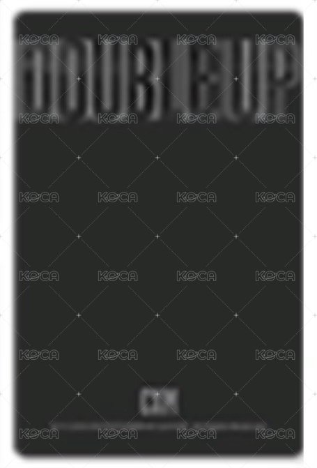 DOUBLE UP B set 周邊卡  背面