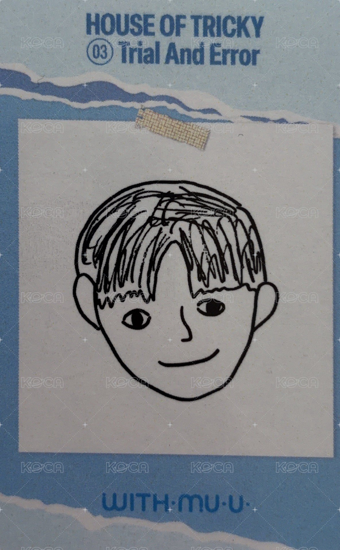 迷三 wm 簽售卡  背面